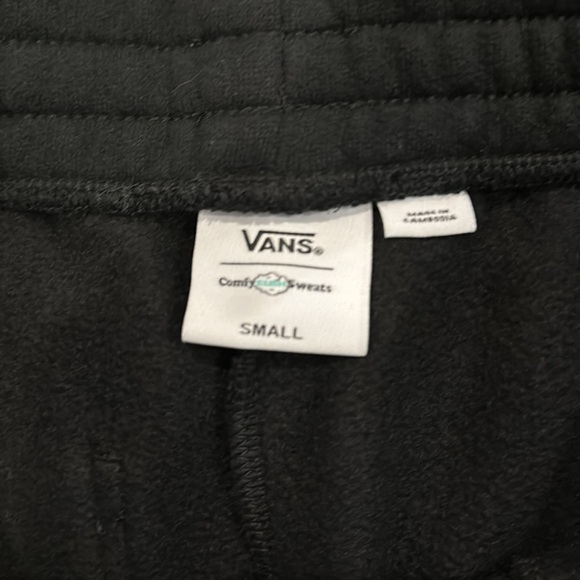 New VANS Comfy Cush Relaxed Fleece Sweat Shorts in Black - Picture 12 of 13
